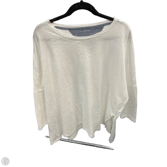 Top Long Sleeve By Mer Sea In White, Size: Xl