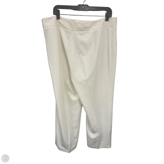 Pants Dress By Clothes Mentor In Cream, Size: 16