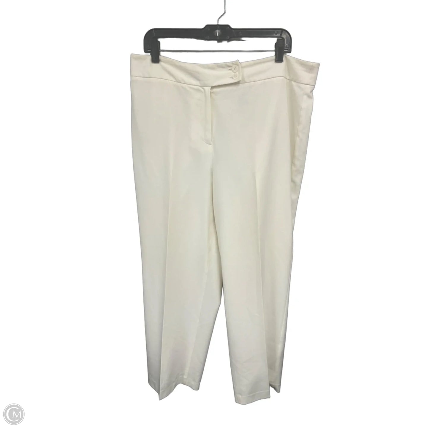 Pants Dress By Clothes Mentor In Cream, Size: 16
