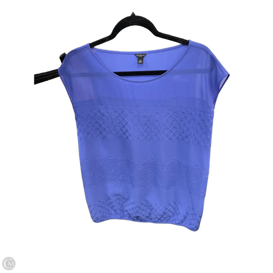 Top Sleeveless By Ann Taylor In Purple, Size: M