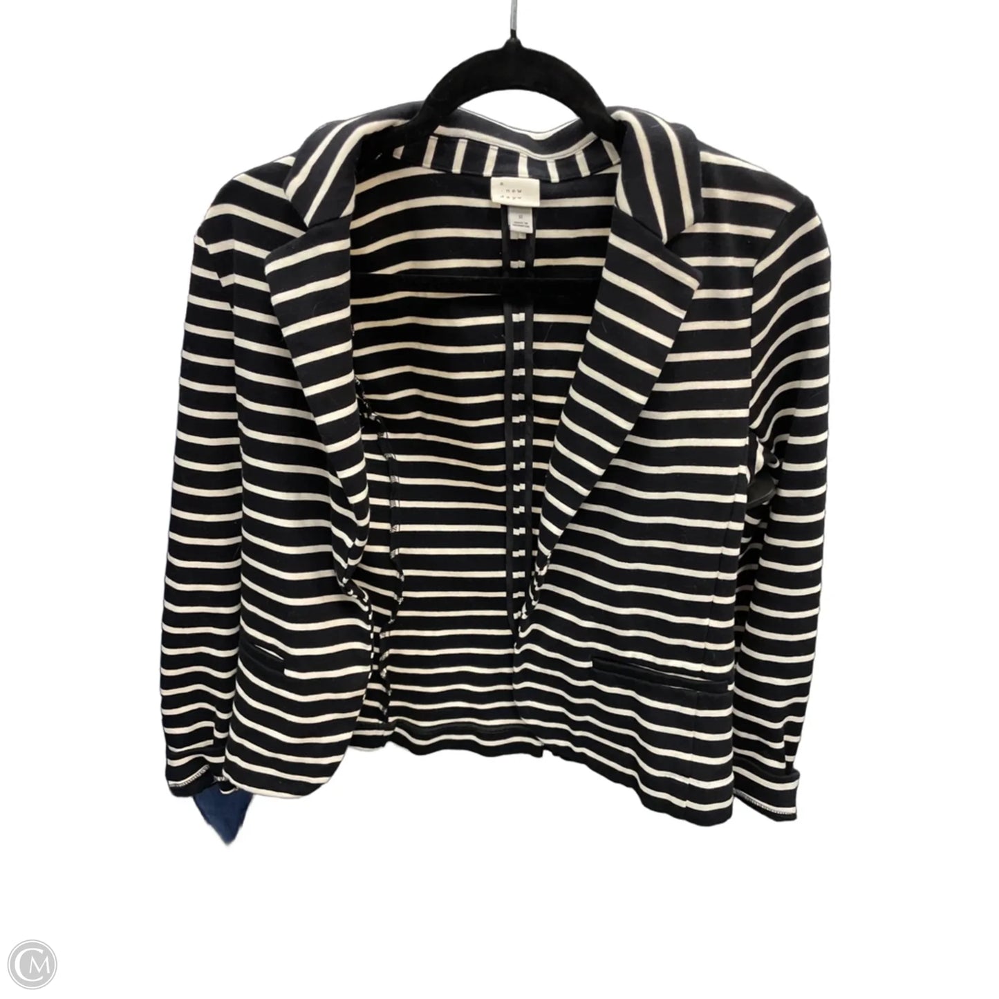 Blazer By A New Day In Black & Cream, Size: S