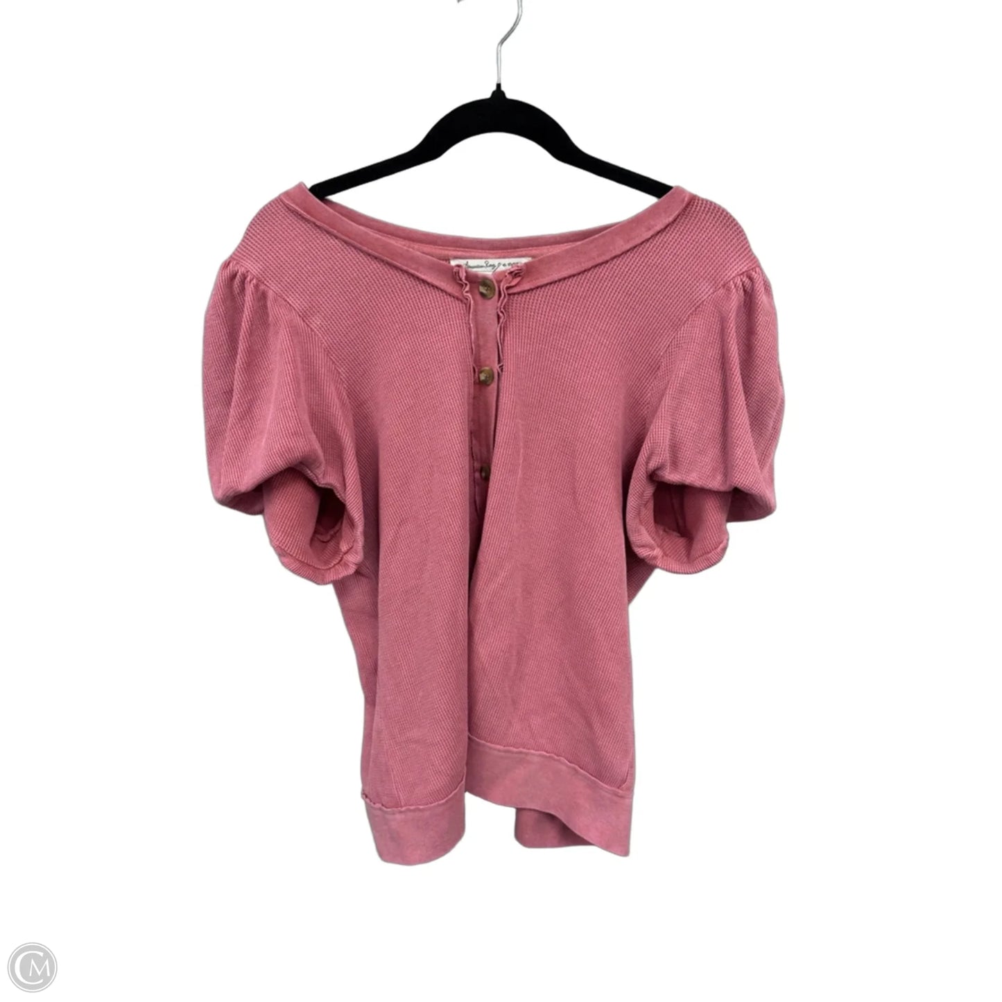 Top Short Sleeve By America Rag In Pink, Size: Xl