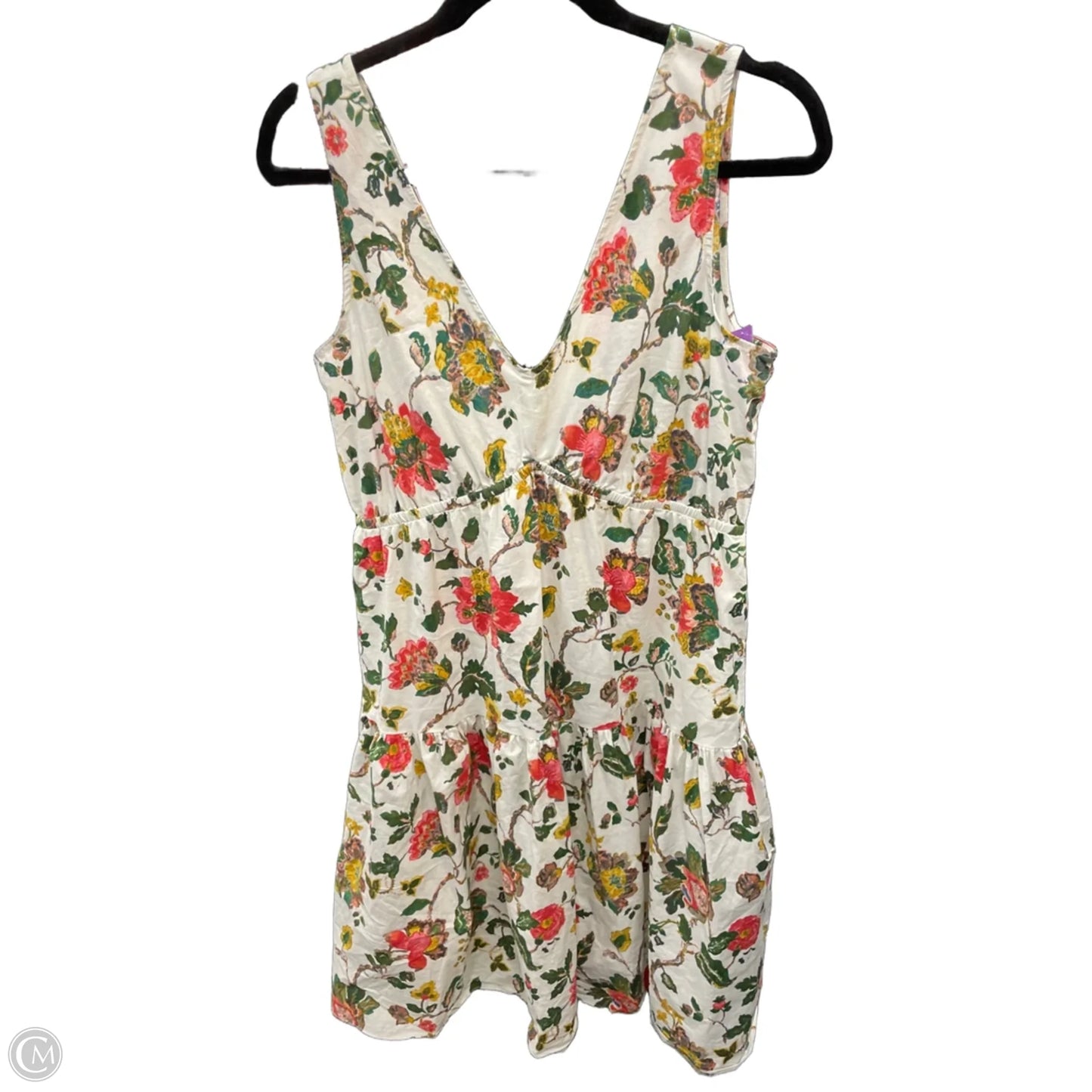Dress Casual Midi By Clothes Mentor In Floral Print, Size: 12