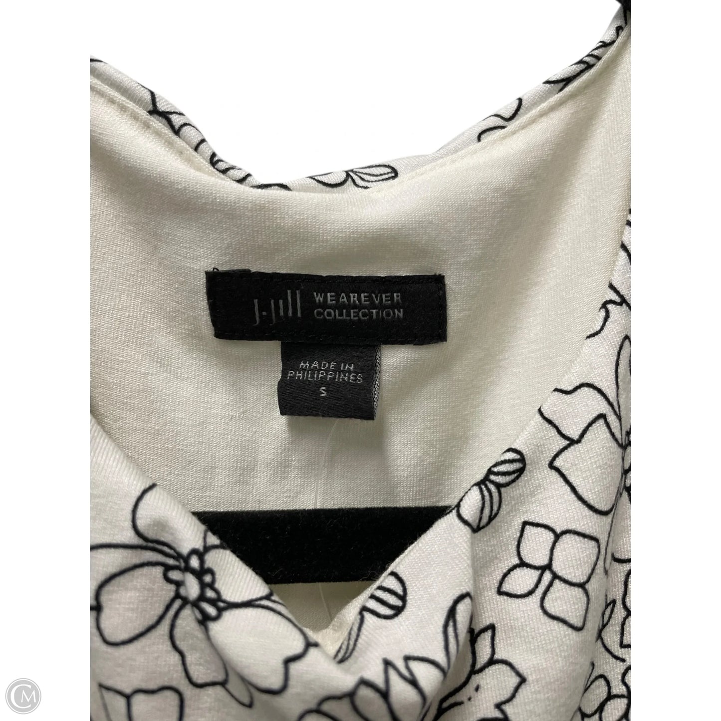 Dress Casual Short By J. Jill In Black & White, Size: S