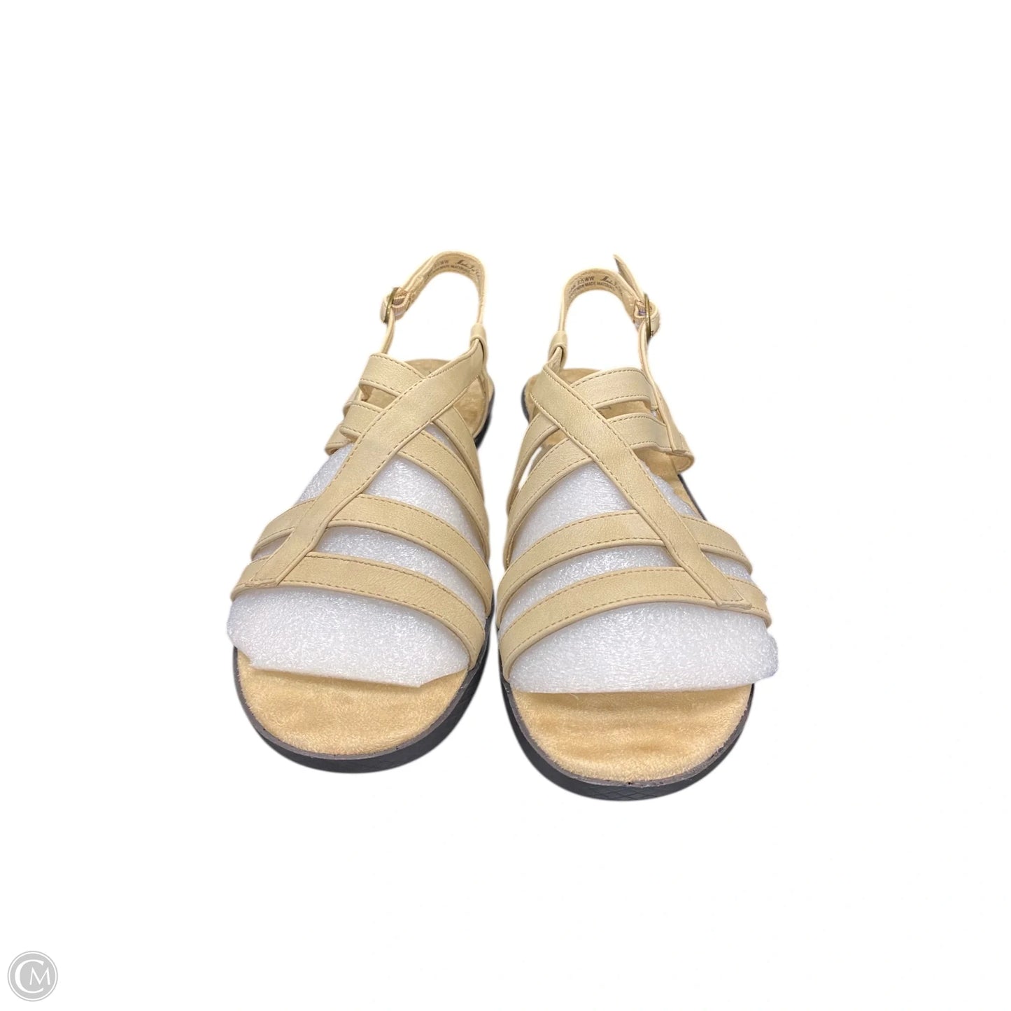 Sandals Flats By Easy Street In Tan, Size: 8.5