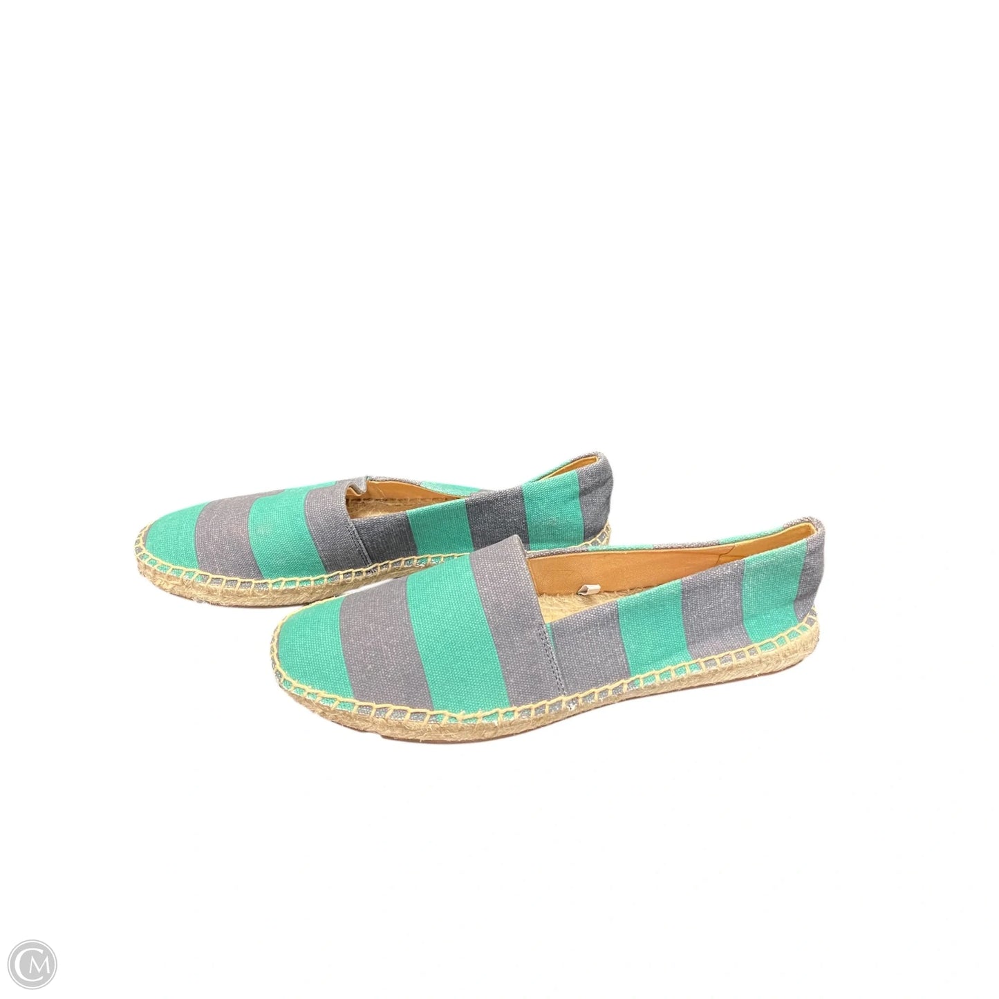 Shoes Flats By J. Crew In Blue & Green, Size: 8