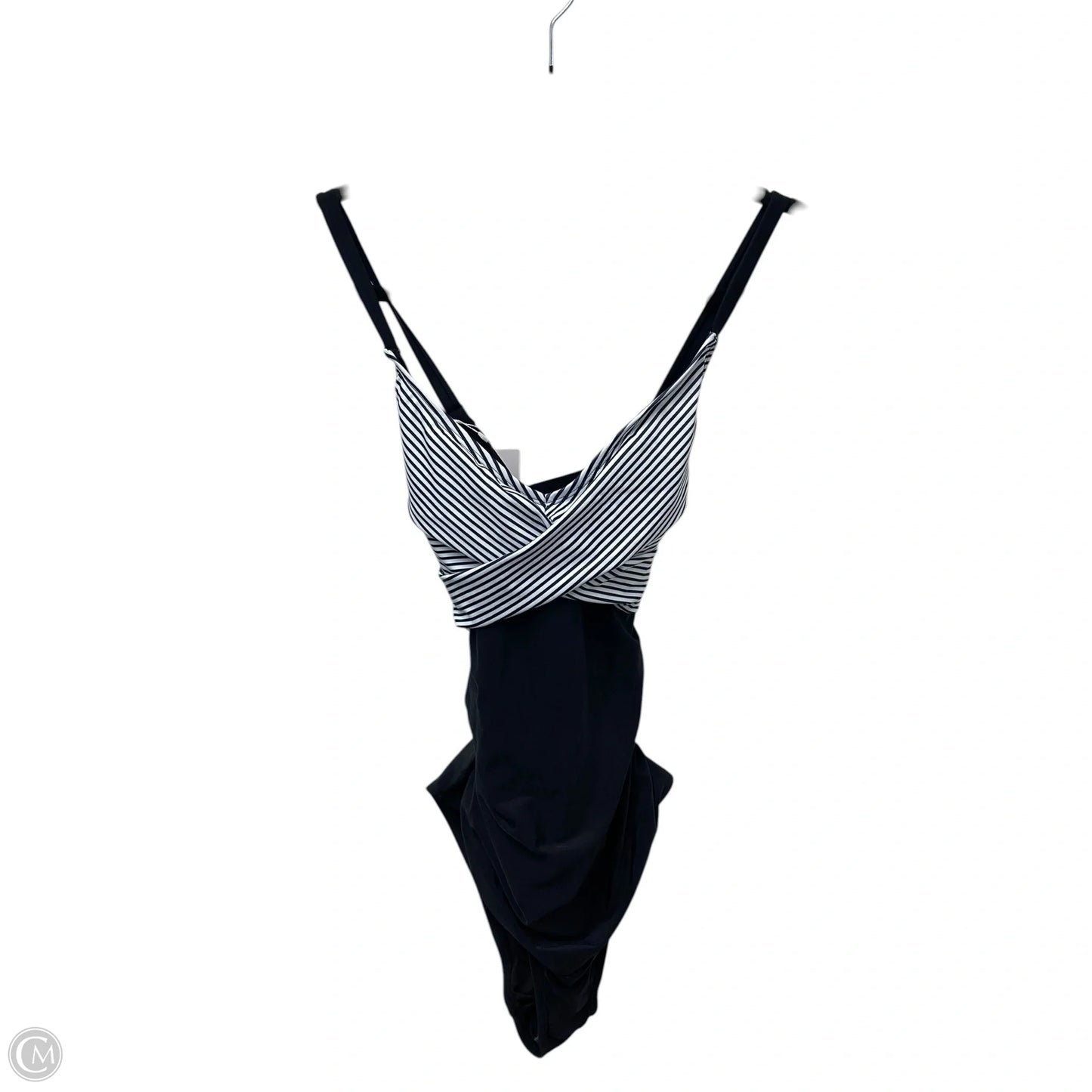 Swimsuit By Clothes Mentor In Black & White, Size: S