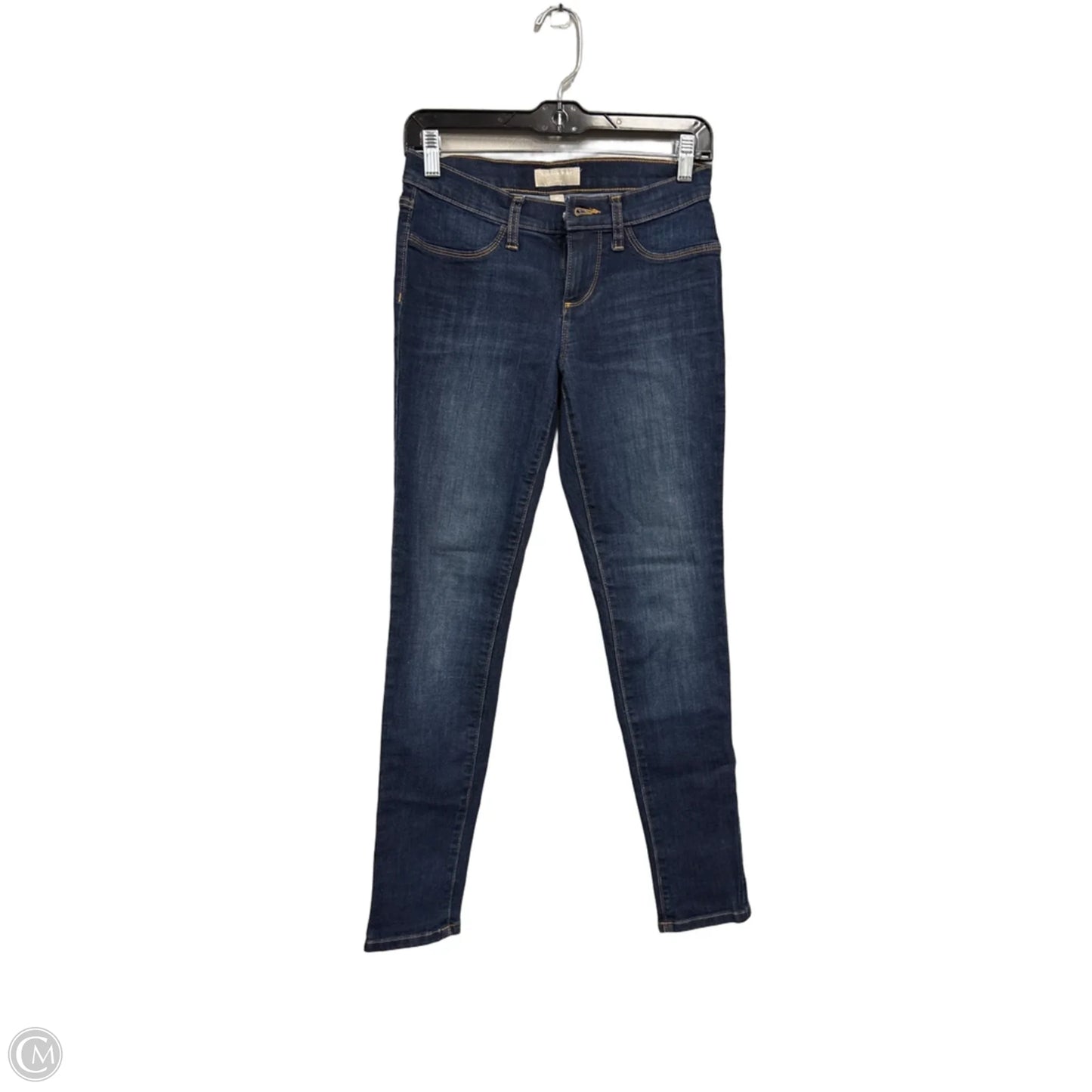 Jeans Skinny By Banana Republic In Blue Denim, Size: 4
