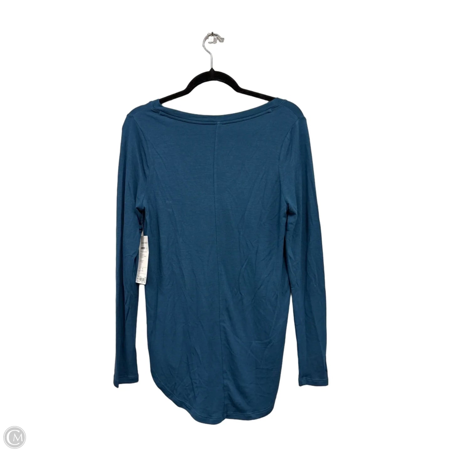 Athletic Top Long Sleeve Crewneck By Athleta In Blue, Size: S