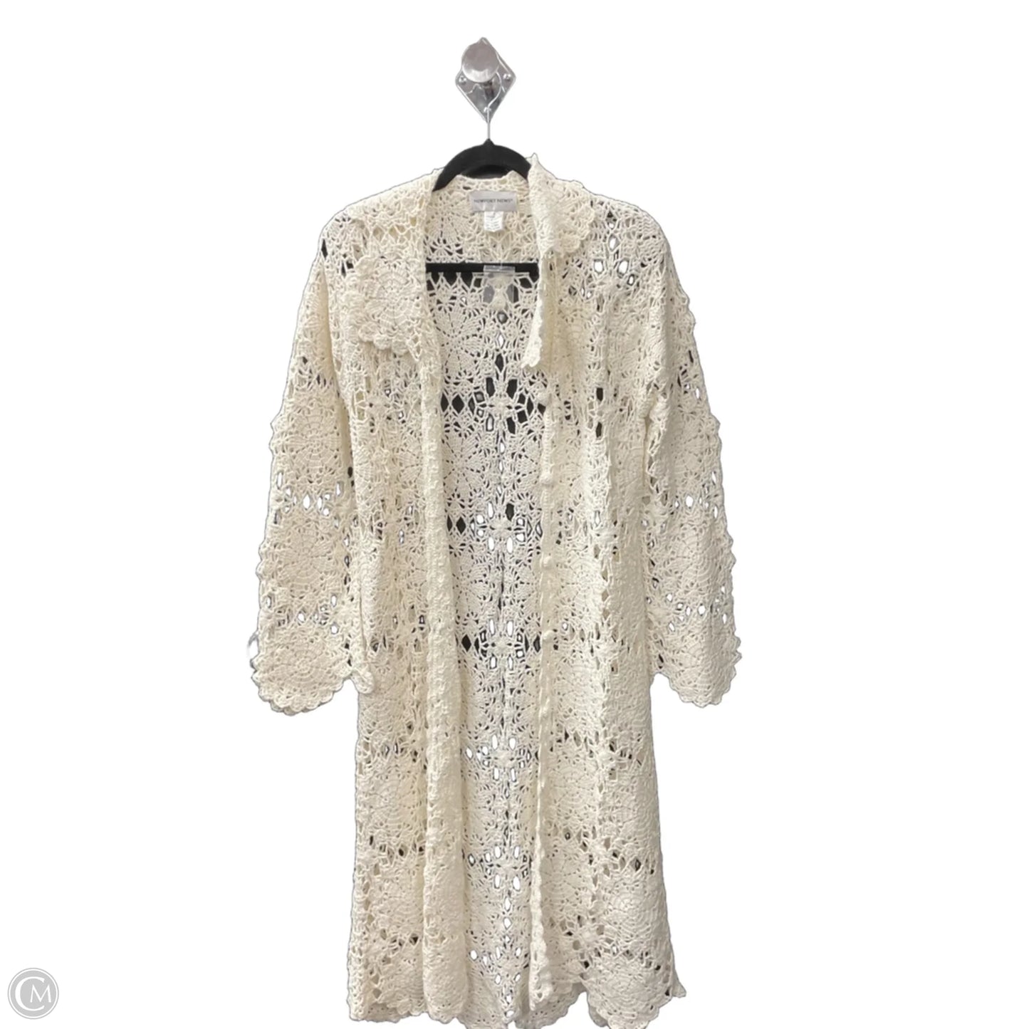 Cardigan By Newport News In Cream, Size: S