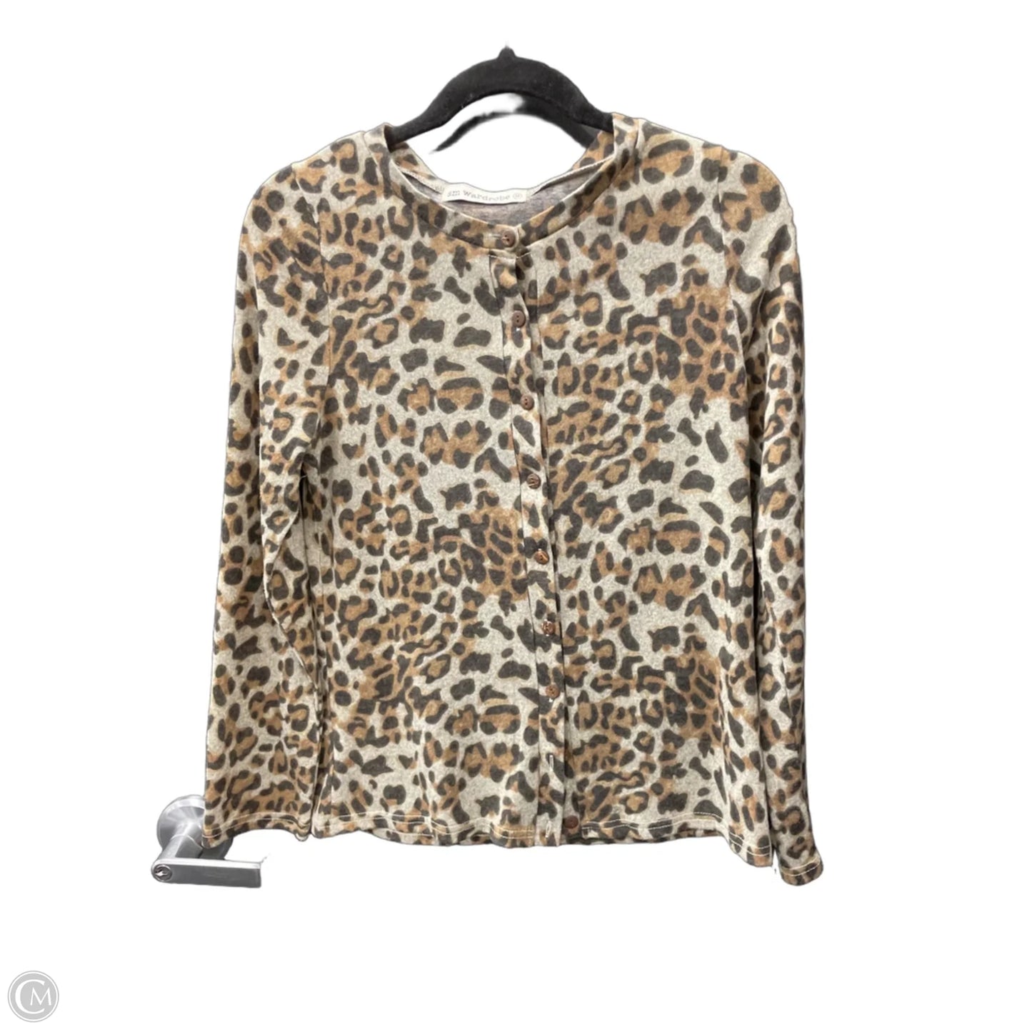Sweater By Clothes Mentor In Animal Print, Size: M
