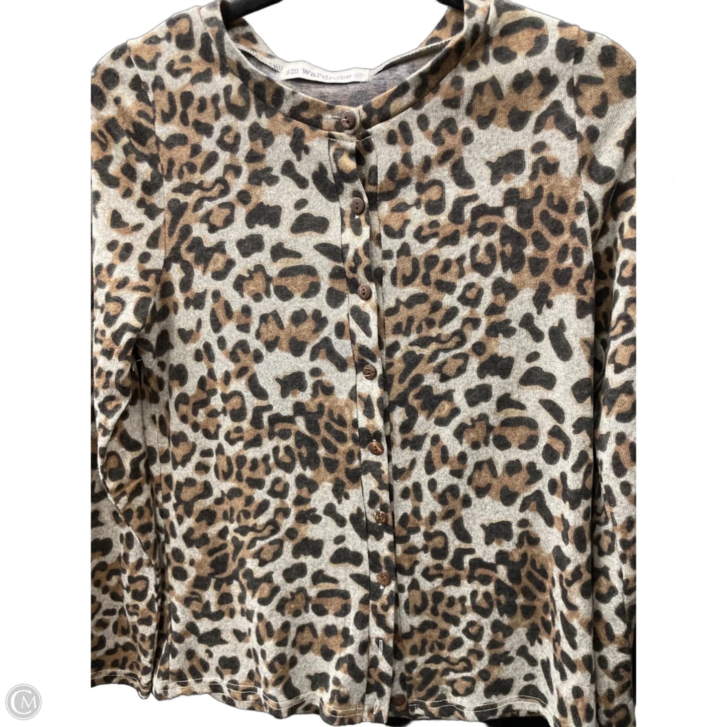 Sweater By Clothes Mentor In Animal Print, Size: M