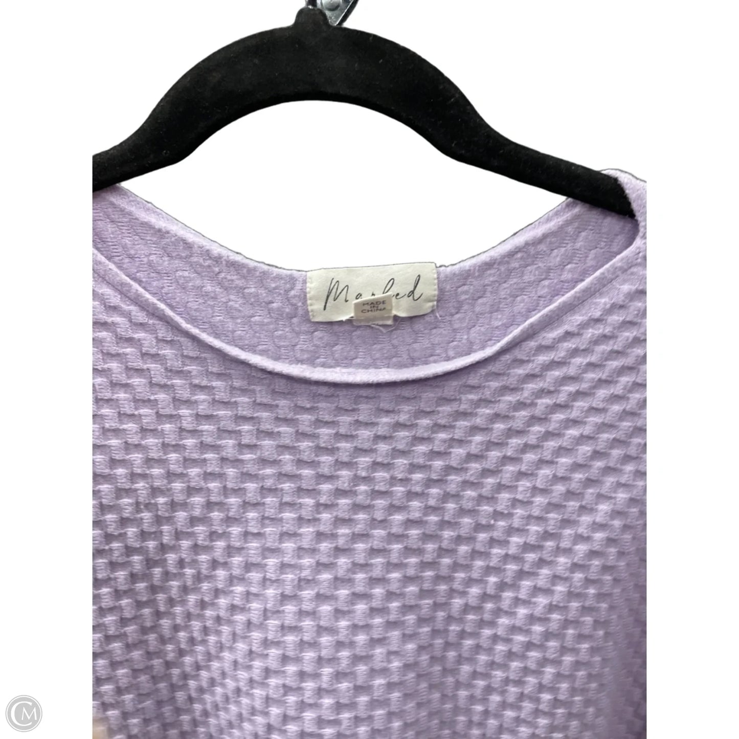 Top Long Sleeve By Marled In Purple, Size: S