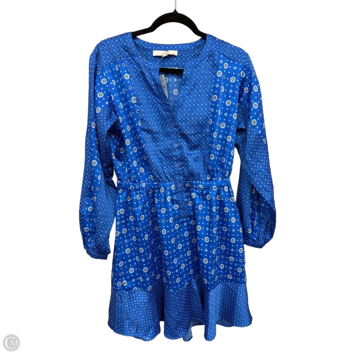 Dress Casual Short By Loft In Blue, Size: Mp