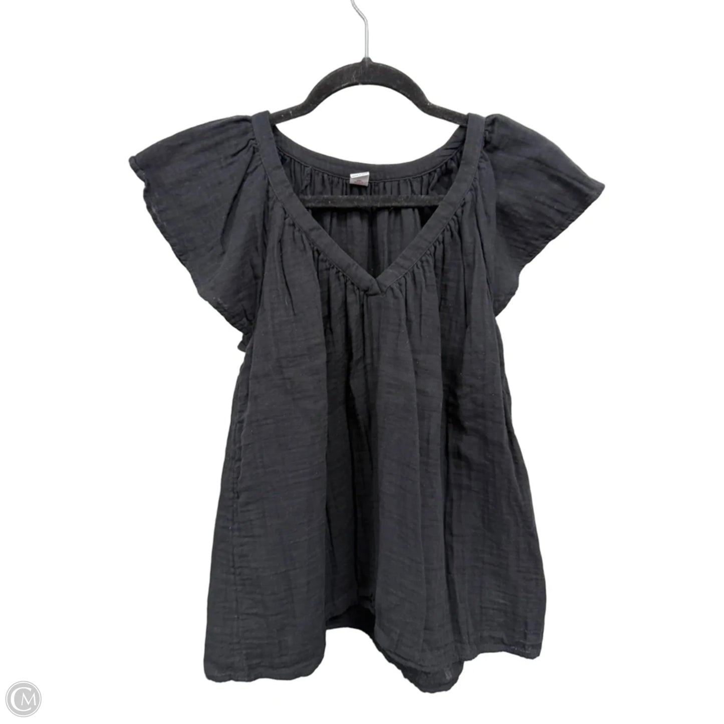 Top Short Sleeve By Old Navy In Black, Size: M