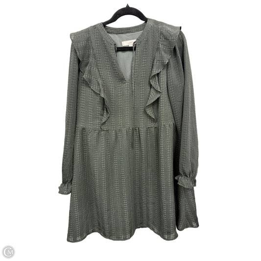Dress Casual Midi By Loft In Green, Size: M