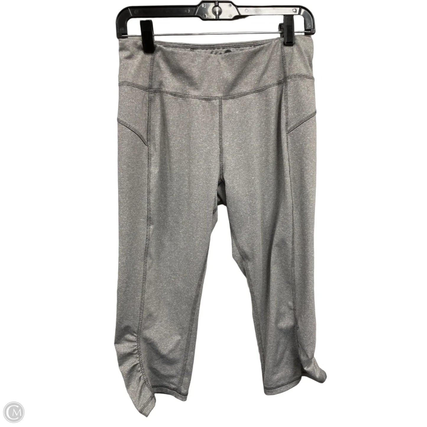 Athletic Leggings Capris By Danskin In Grey, Size: M