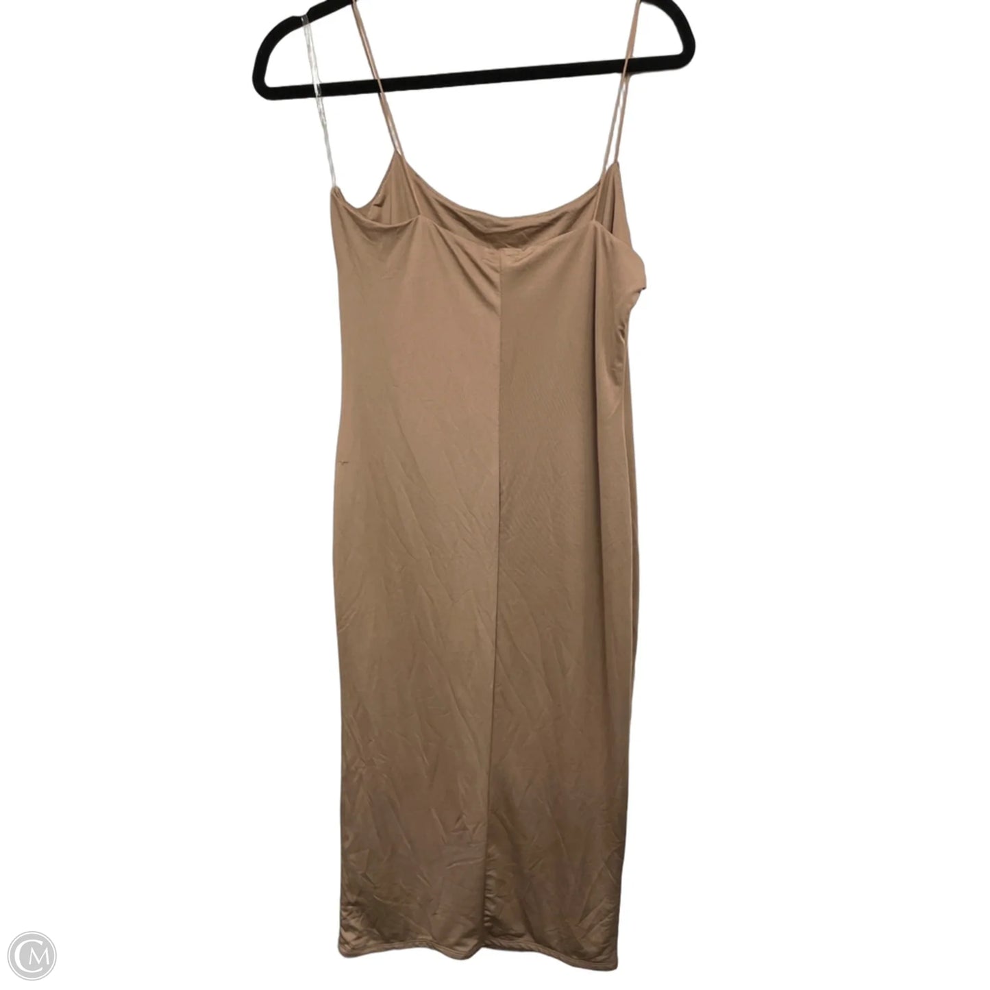 Dress Casual Midi By Fashion Nova In Brown, Size: L