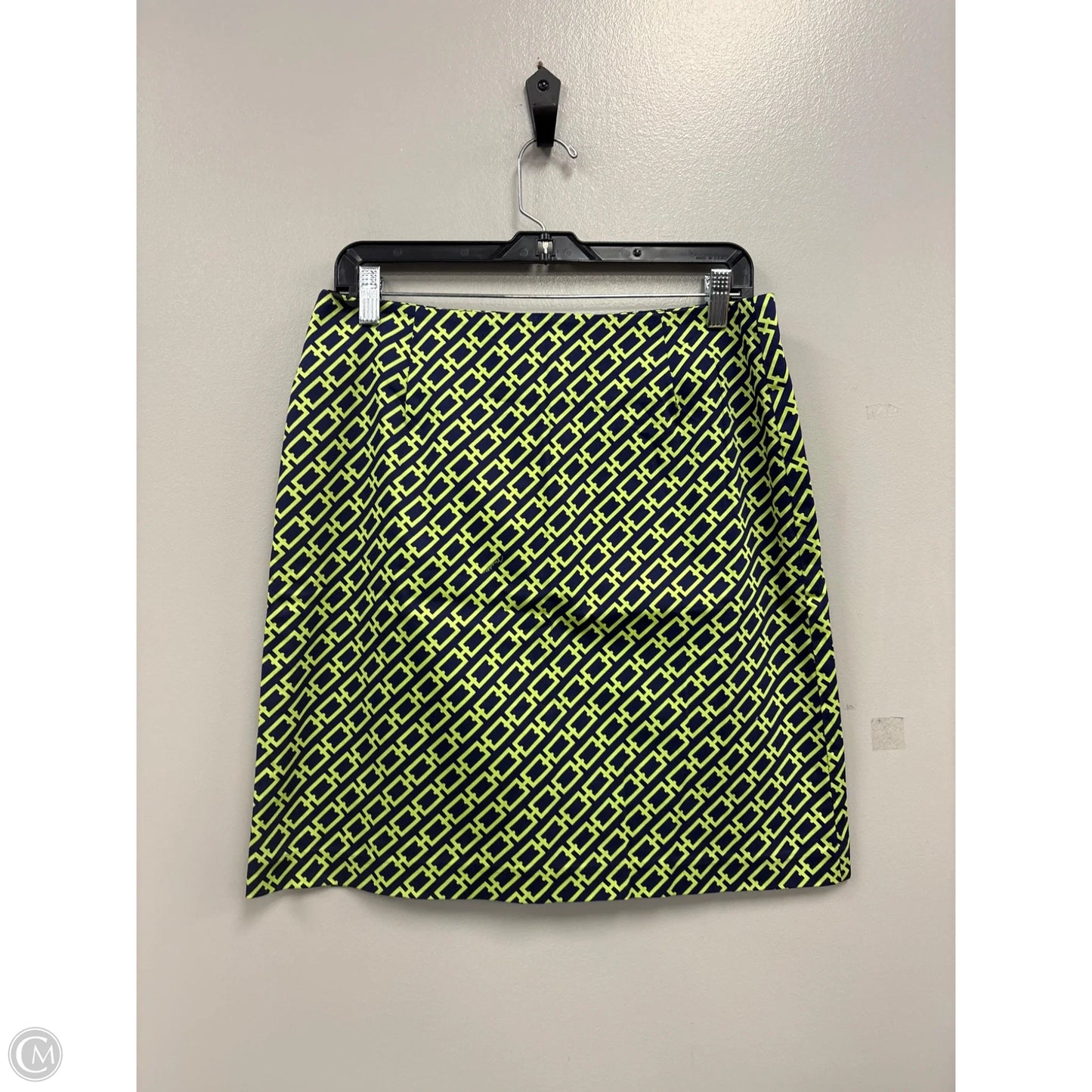 Skirt Midi By Clothes Mentor In Blue & Green, Size: 4