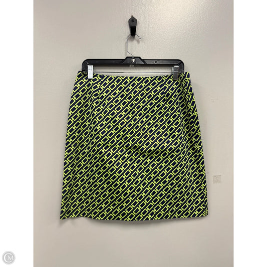 Skirt Midi By Clothes Mentor In Blue & Green, Size: 4