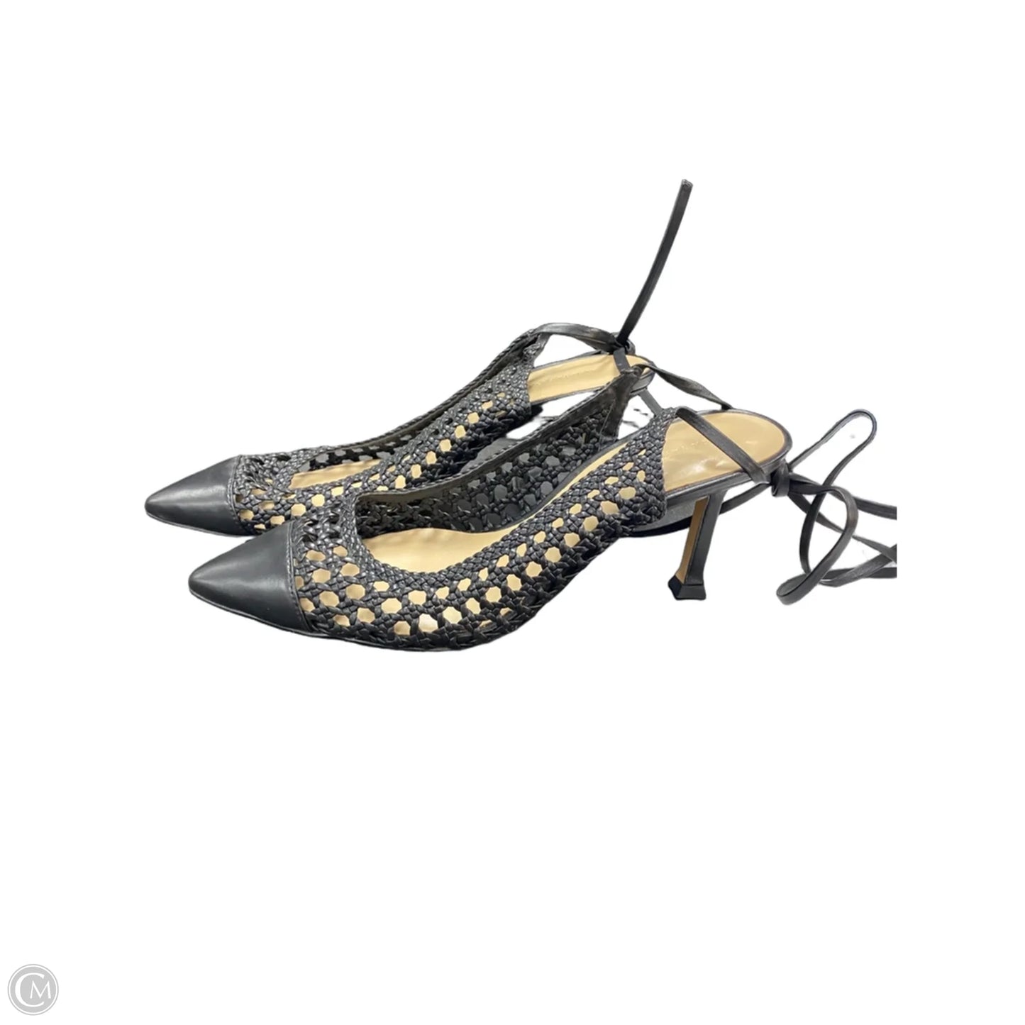 Shoes Heels Kitten By Ann Taylor In Black, Size: 9.5