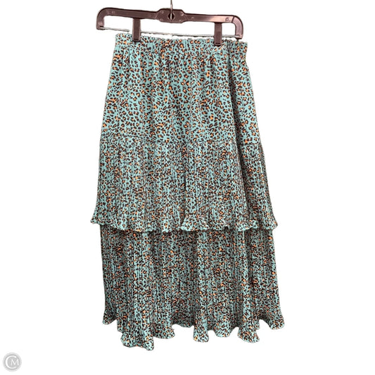 Skirt Midi By Vestique In Green, Size: S