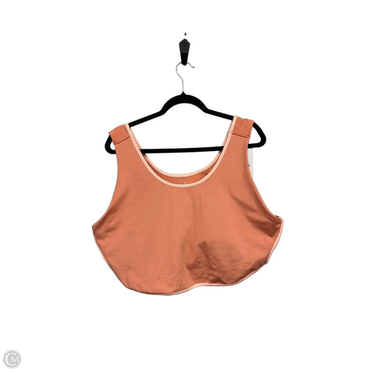 Athletic Bra By Zelos In Peach, Size: 3x