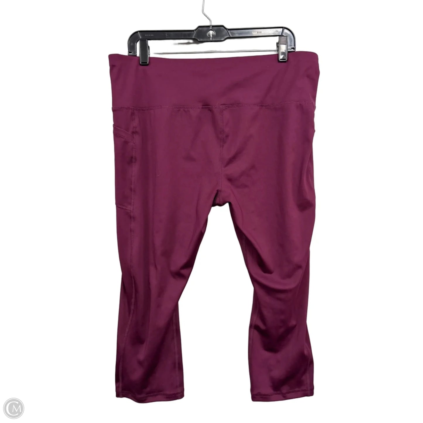 Athletic Leggings Capris By Avia In Purple, Size: Xxl