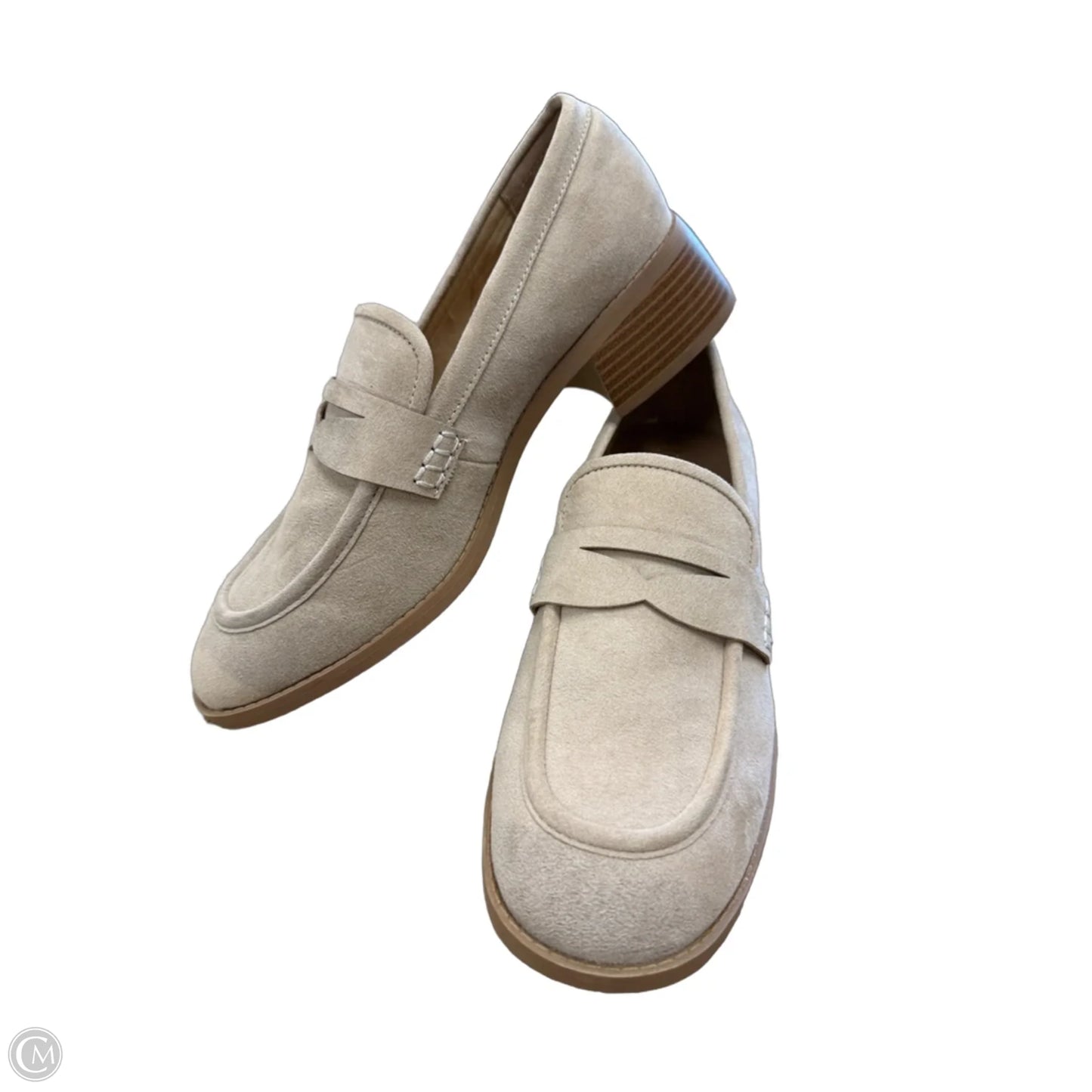 Shoes Heels Block By Wonderly In Beige, Size: 9