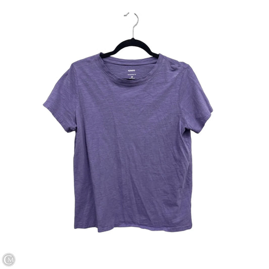 Top Short Sleeve By Sonoma In Purple, Size: M