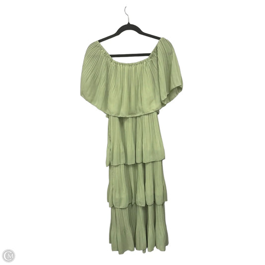 Dress Casual Midi By Clothes Mentor In Green, Size: L