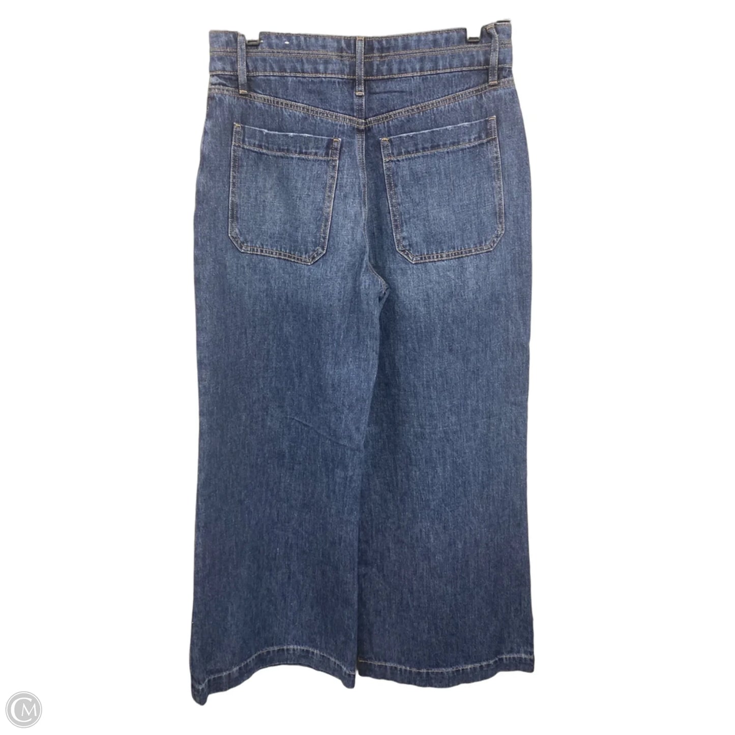 Jeans Wide Leg By Loft In Blue Denim, Size: 4