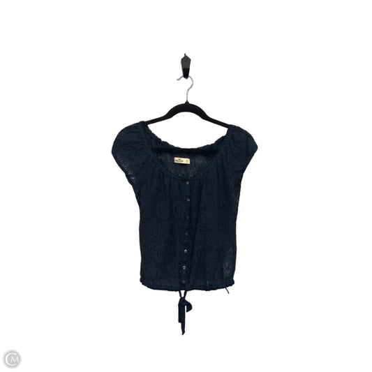 Top Short Sleeve By Hollister In Blue, Size: Xs