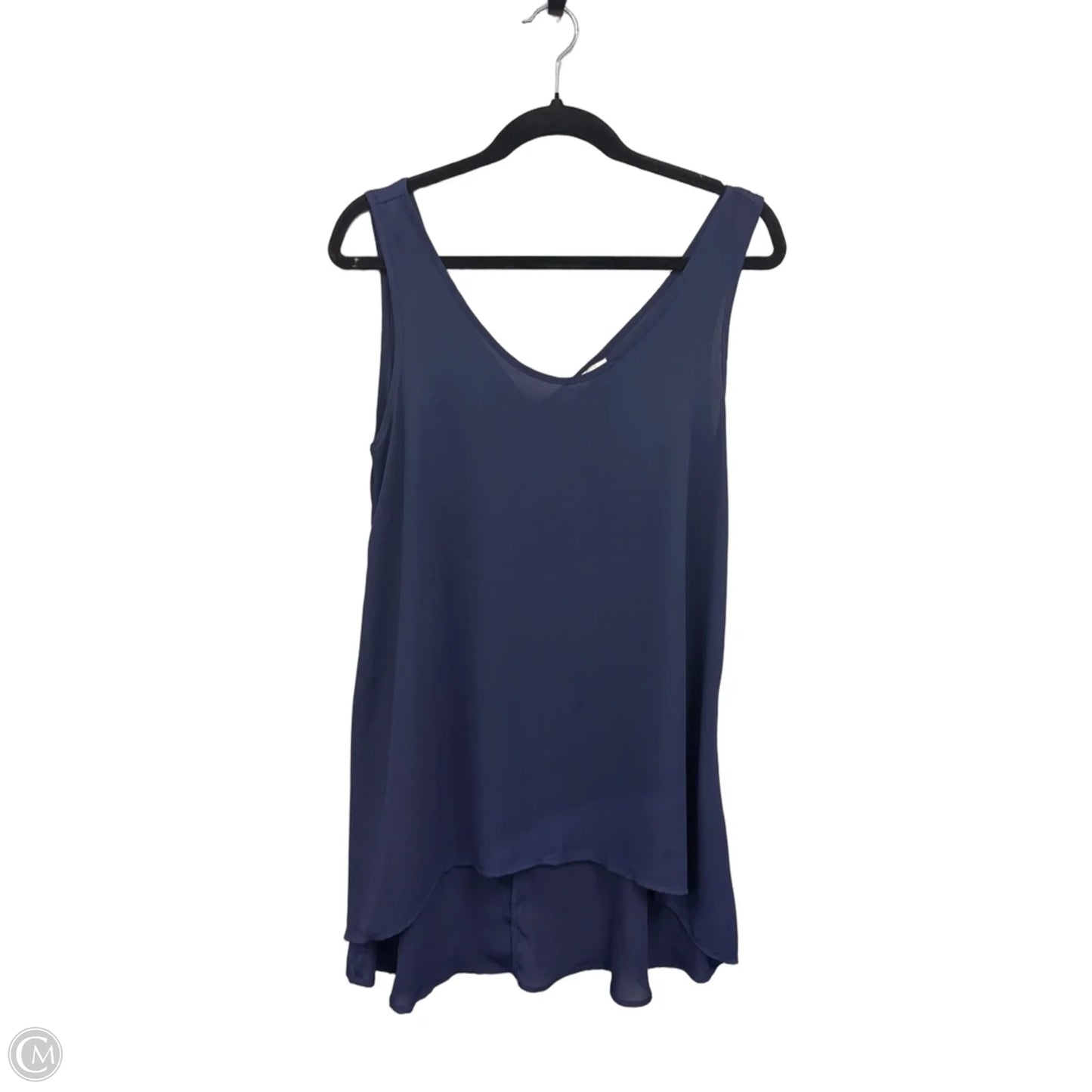 Top Sleeveless By Lush In Blue, Size: M