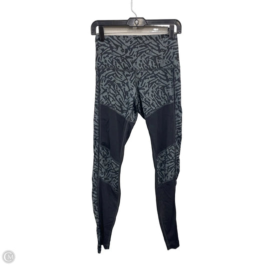 Athletic Leggings By Lululemon In Black & Grey, Size: 6
