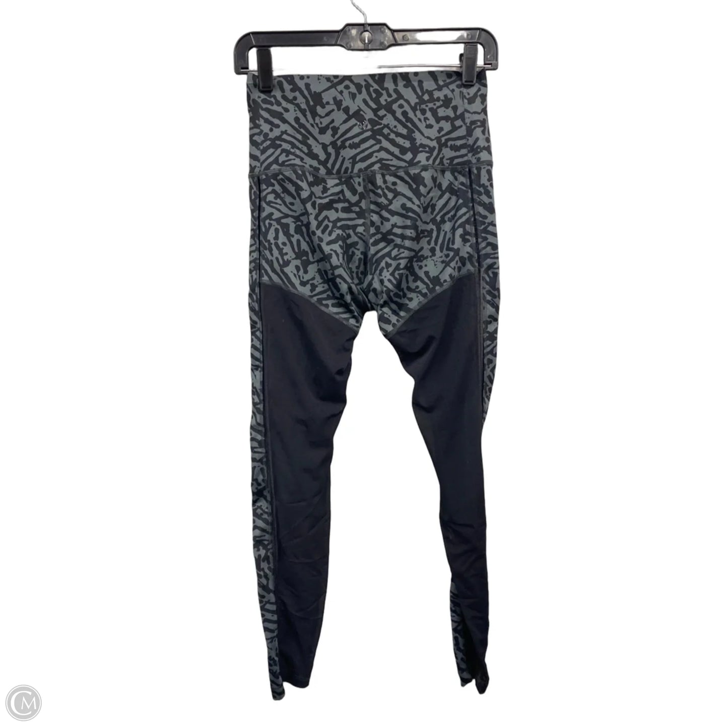 Athletic Leggings By Lululemon In Black & Grey, Size: 6
