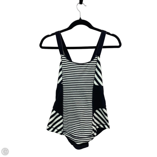 Athletic Tank Top By Lululemon In Black & Green, Size: 8