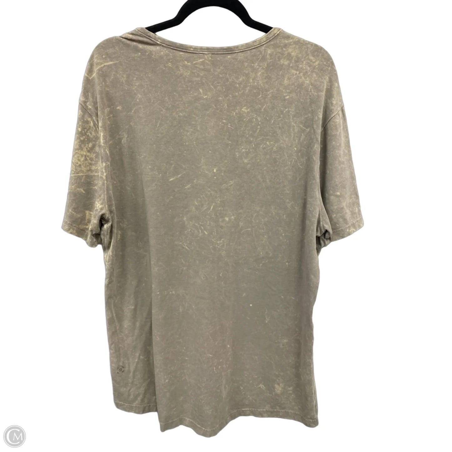 Athletic Top Short Sleeve By Lululemon In Green, Size: Xl