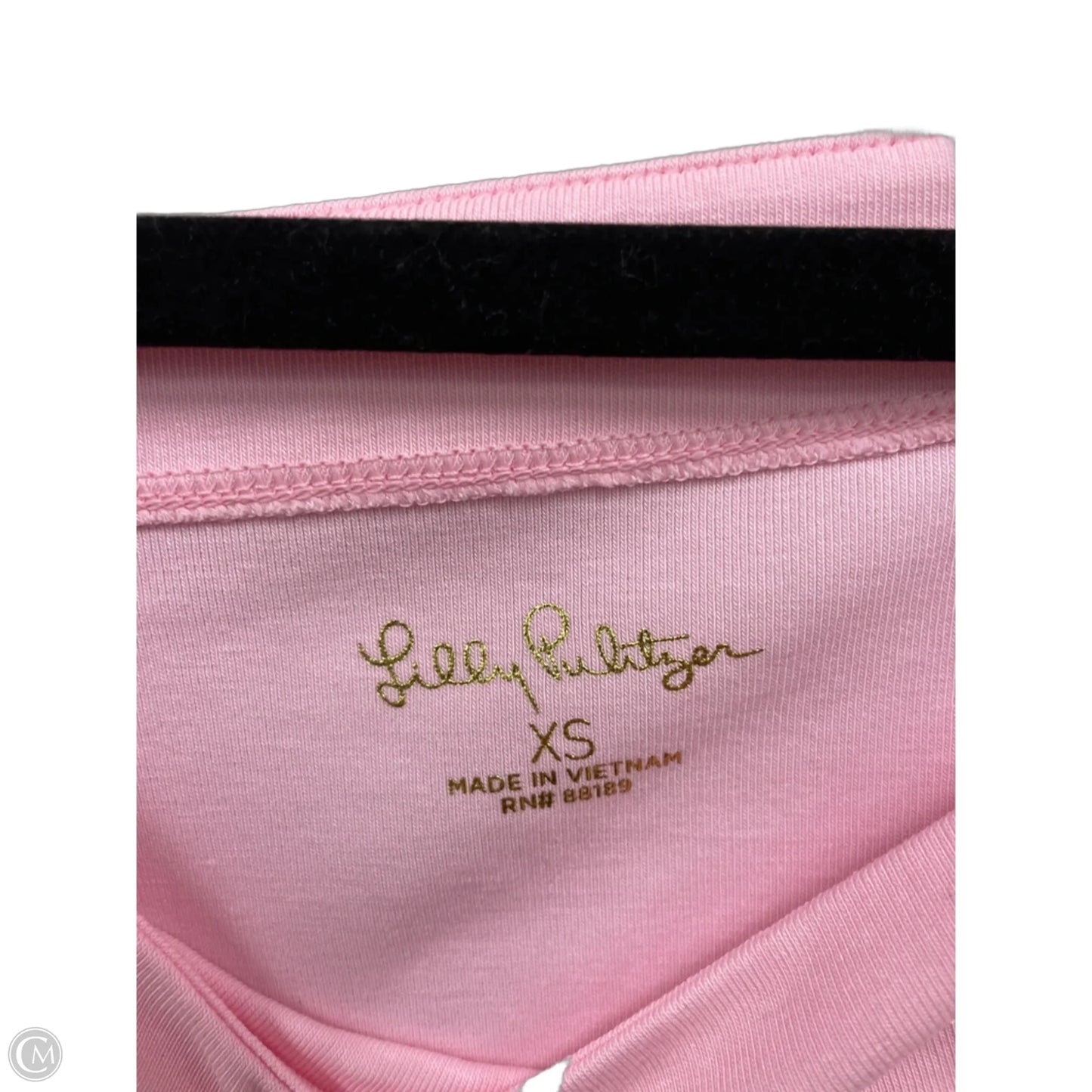 Top Long Sleeve Designer By Lilly Pulitzer In Pink, Size: Xs