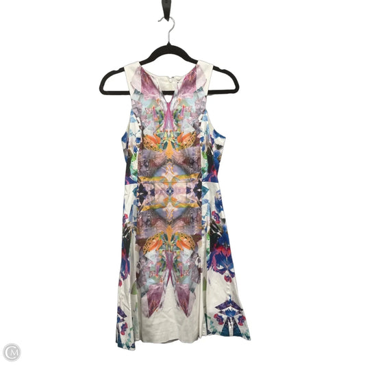 Dress Casual Midi By Hannah In Geometric Pattern, Size: 4