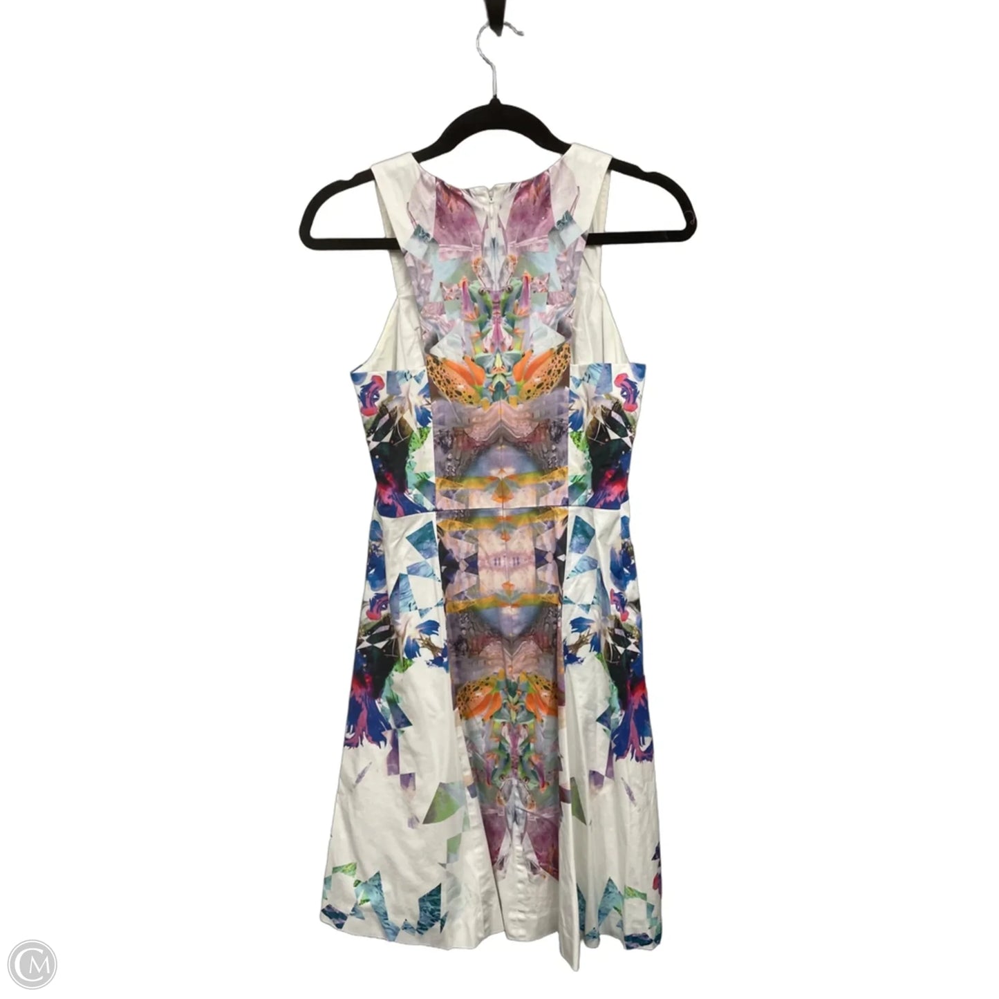 Dress Casual Midi By Hannah In Geometric Pattern, Size: 4