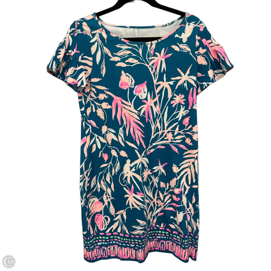 Dress Designer By Lilly Pulitzer In Green & Pink, Size: M