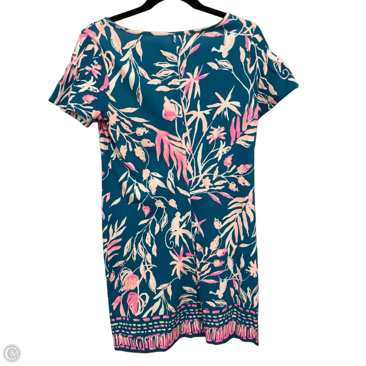 Dress Designer By Lilly Pulitzer In Green & Pink, Size: M