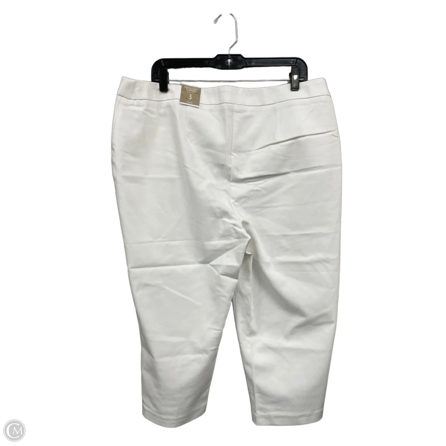 Pants Cropped By Chicos In White, Size: L