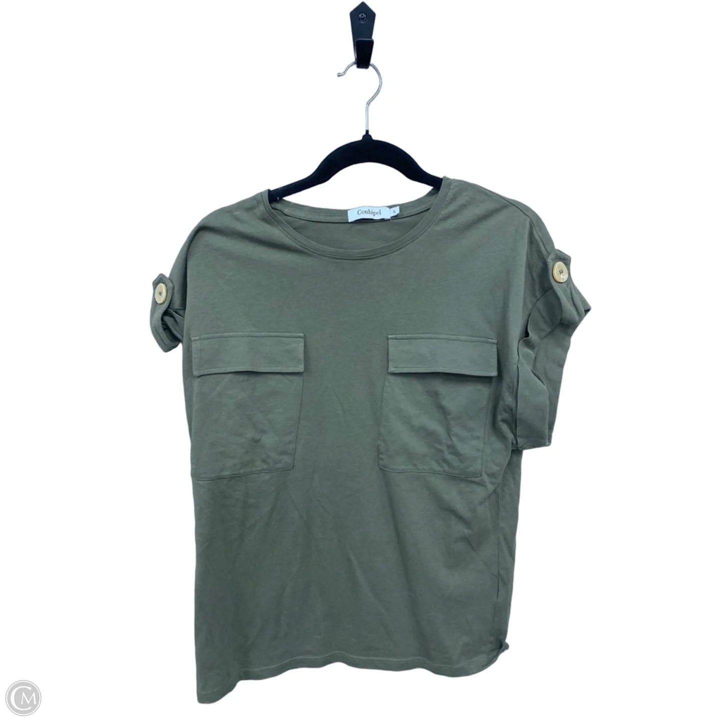 Top Short Sleeve By Clothes Mentor In Green, Size: S