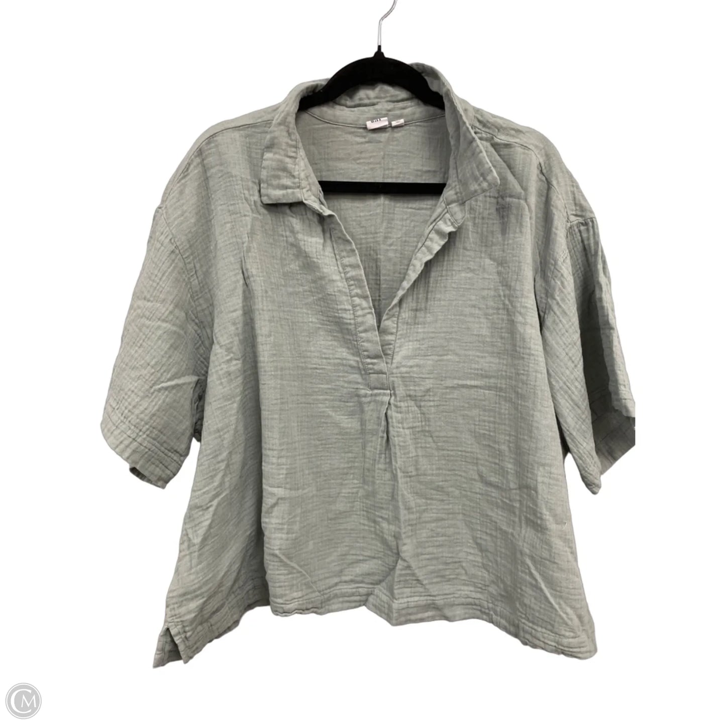 Top Short Sleeve By Gap In Green, Size: Xxl