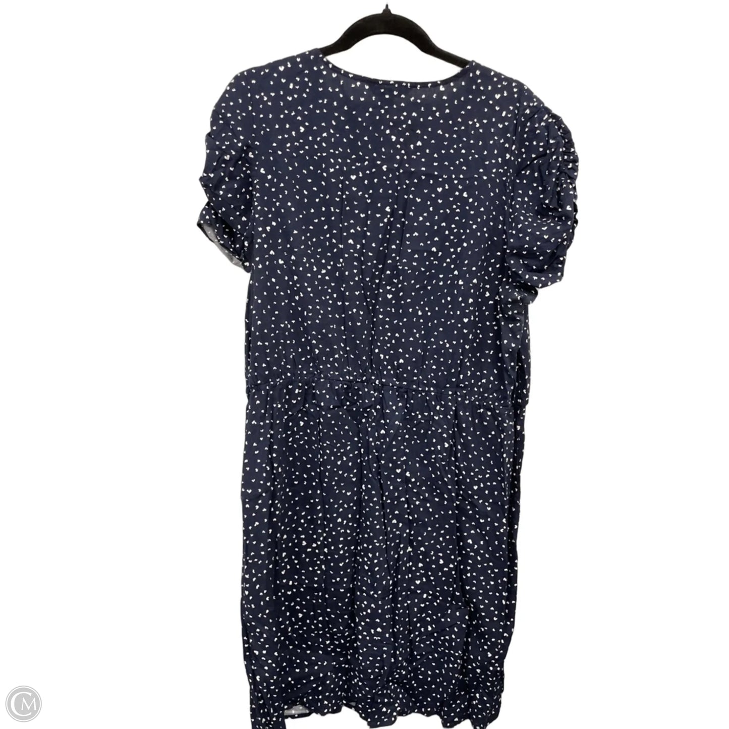 Dress Casual Midi By Banana Republic In Blue, Size: Xl
