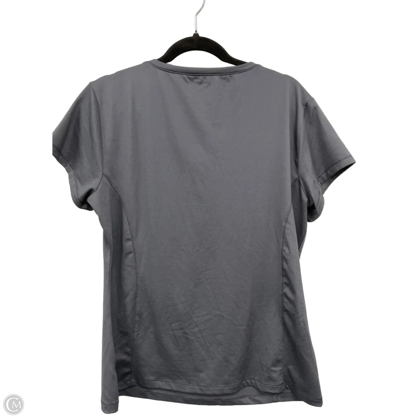 Athletic Top Short Sleeve By Bcg In Grey, Size: Xxl