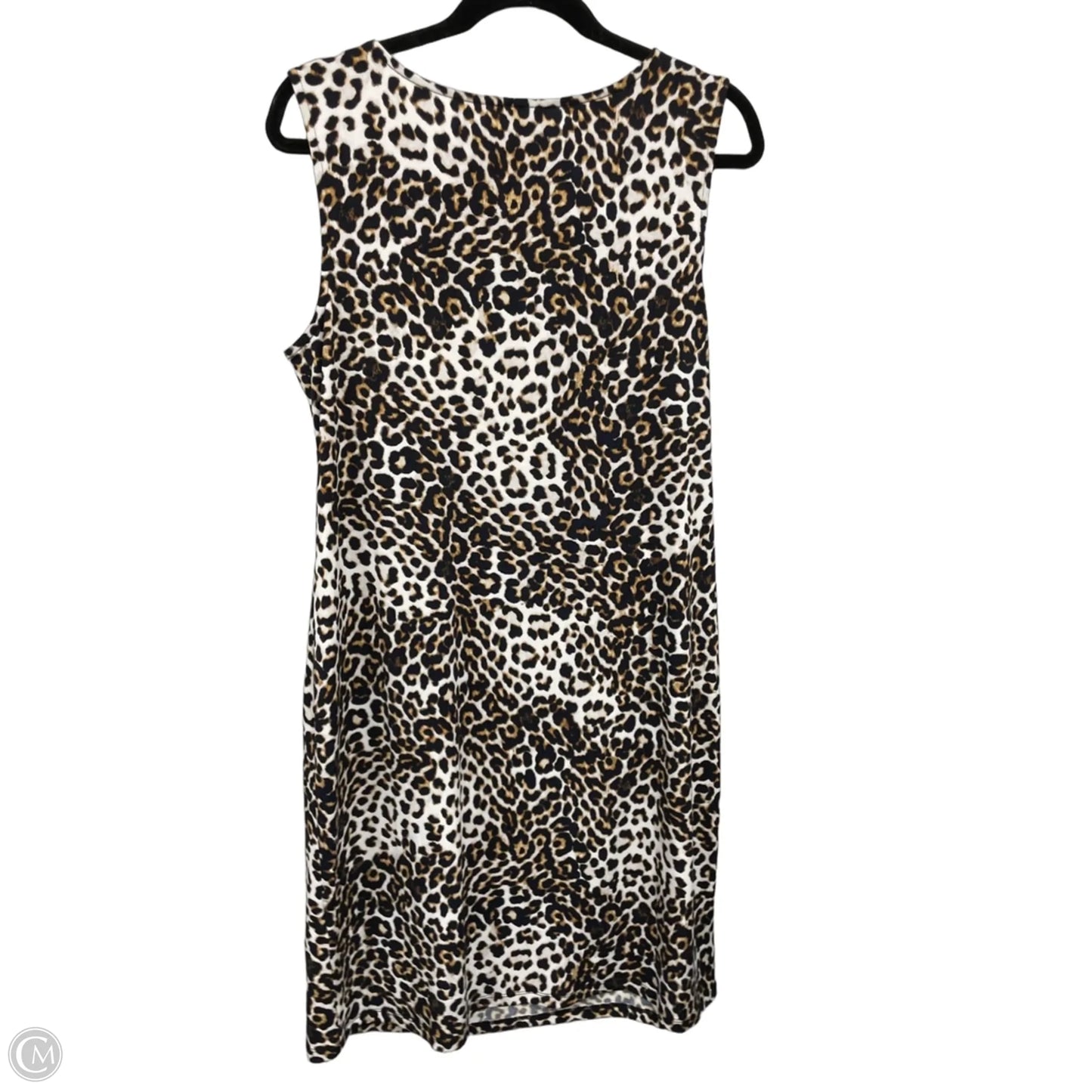 Dress Casual Short By Chicos In Black & Cream, Size: M