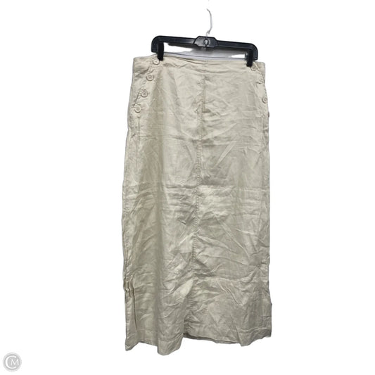 Skirt Maxi By Sophie Max In Tan, Size: Xl